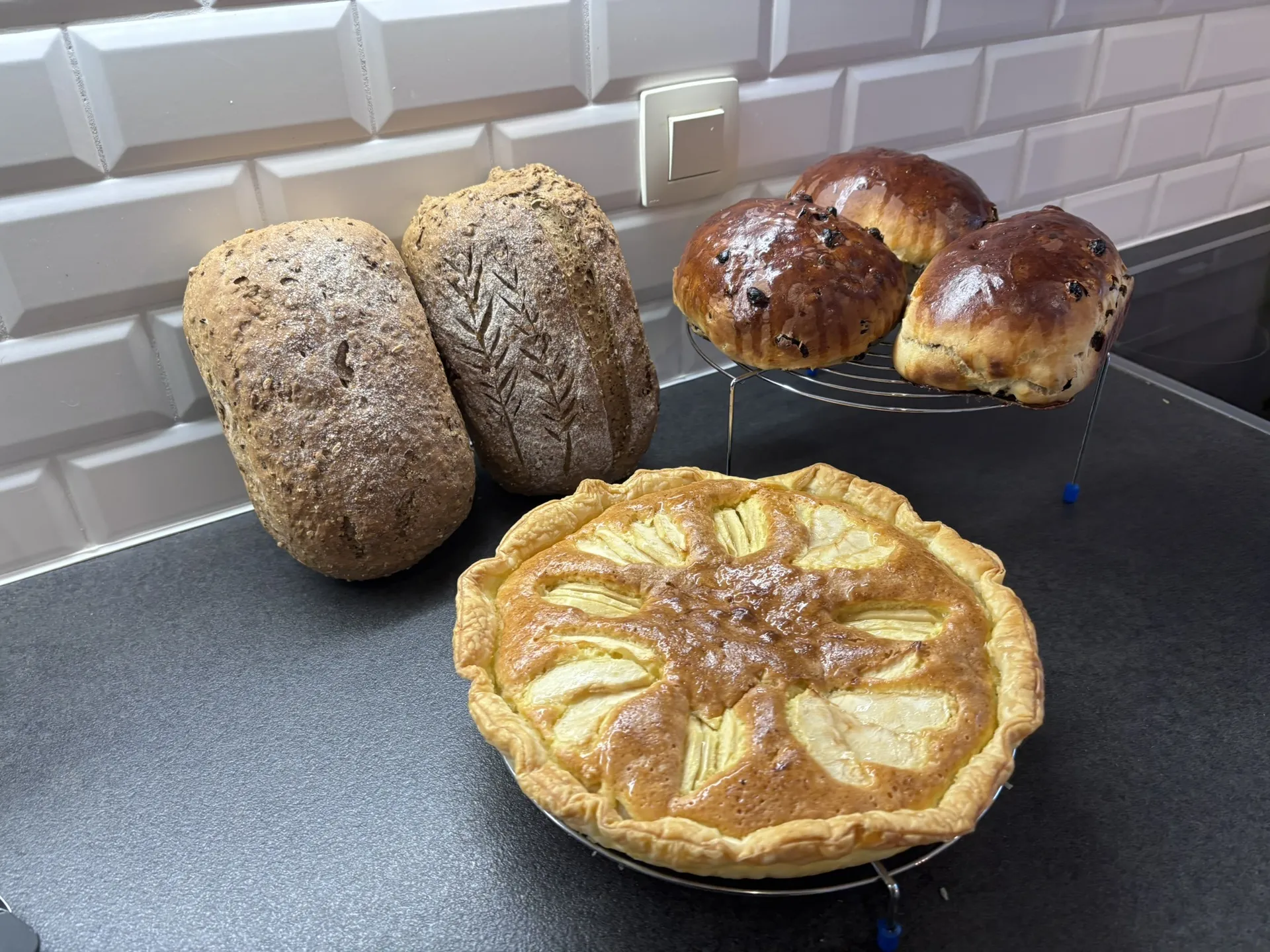 taart en brood op grootmoederswijze